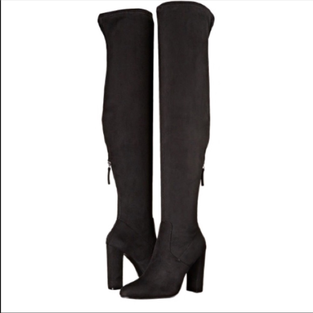 Steve Madden velvet boots